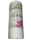 Салфетки и полотенца одноразовые Softex Beauty белые гладкие с перфорацией 30х40 см плотность 50г/м2 50В/50П (100 шт) *Одетекс*