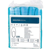 Полиэтиленовые бахилы ECO голубые /100 шт (50 пар)/ *Mercator Medical*
