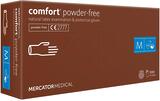 Рукавички латексні Comfort powder-free кремові розмір M /100 шт (50 пар)/ *Mercator Medical* 