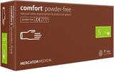 Рукавички латексні Comfort powder-free кремові розмір S /100 шт (50 пар)/ *Mercator Medical* 