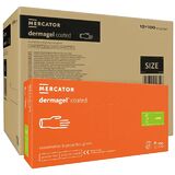 ОПТ (10 упаковок) Рукавички латексні Dermagel Coated кремові розмір S /100 шт (50 пар)/ *Mercator Medical*
