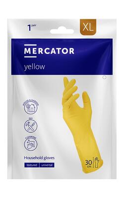 Перчатки латексные Mercator Yellow желтые размер XL /20 шт (10 пар)/ *Mercator Medical*