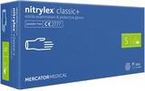 Перчатки нитриловые Nitrylex Classic+ синие размер S /100 шт (50 пар)/ *Mercator Medical*