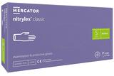 Рукавички нітрилові Nitrylex Classic violet фіолетові розмір S /100 шт (50 пар)/ *Mercator Medical*