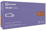 Перчатки нитриловые Nitrylex Classic violet a200 фиолетовые размер XL /200 шт (100 пар)/ *Mercator Medical*