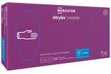 Рукавички нітрилові Nitrylex Complete лавандові розмір M /100 шт (50 пар)/ *Mercator Medical*