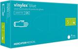 Рукавички вінілові Vinylex Blue сині розмір S /100 шт (50 пар)/ *Mercator Medical* 