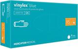 Рукавички вінілові Vinylex Blue сині розмір XS /100 шт (50 пар)/ *Mercator Medical* 