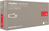 Перчатки виниловые Vinylex powdered прозрачные размер L /100 шт (50 пар)/ *Mercator Medical*